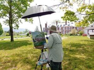 painting at Eastover