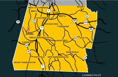 Map-Template-498x326-Alford Alford on Berkshire County Map