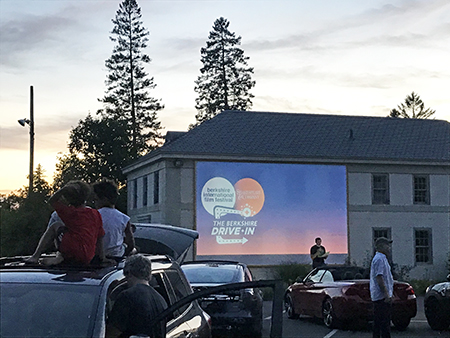 Drive-in movie at Shakespeare & Company