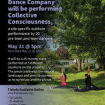 For the first time in our history, we are sponsoring an outdoor dance performance, the world premiere of Collective Consciousness by the Coleman Dance Company, based in New Rochelle, New York.