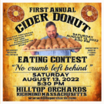 Introducing the “No Crumb Left Behind” First Annual Cider Donut Eating Contest at Hilltop Orchards
