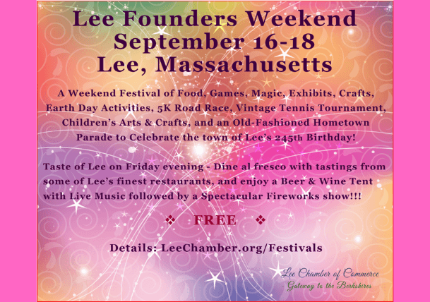 Come share in the fun and excitement of the 2022 Lee Founders Day Weekend!