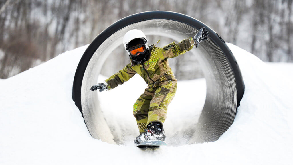 Catamount snowboarder