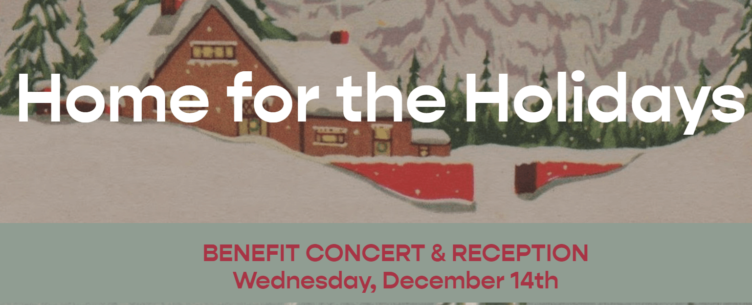 Enjoy  a live holiday music benefit concert and reception at Church on the Hill in Lenox.