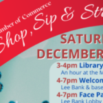 The Southern Berkshire Chamber of Commerce is excited to announce that the annual Holiday Shop, Sip and Stroll returns to downtown Great Barrington!