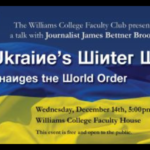 Journalist James Bettner Brooke will discuss the war in Ukraine.