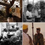 four images representing conflict faced by Black Americans