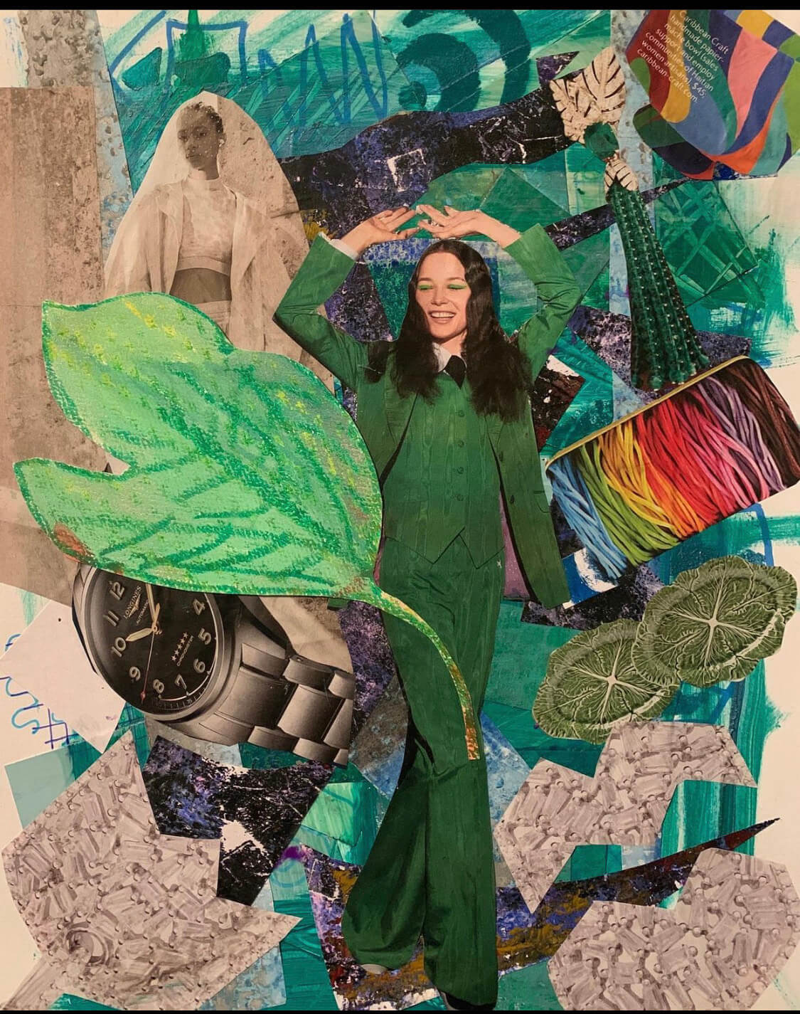 A collage of items from nature