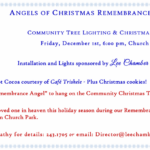Lee Remembrance Angels and Tree Lighting