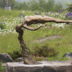 Andrew DeVries, Lenox, Fine Art, Innocence, hi res, Spring, bronze, retail, shopping, gallery, culture 895×400 The sculpture Innocence is on display in the middle of a wildflower field.