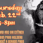 A werewolf invites you to the Bark at the Moon rail jam