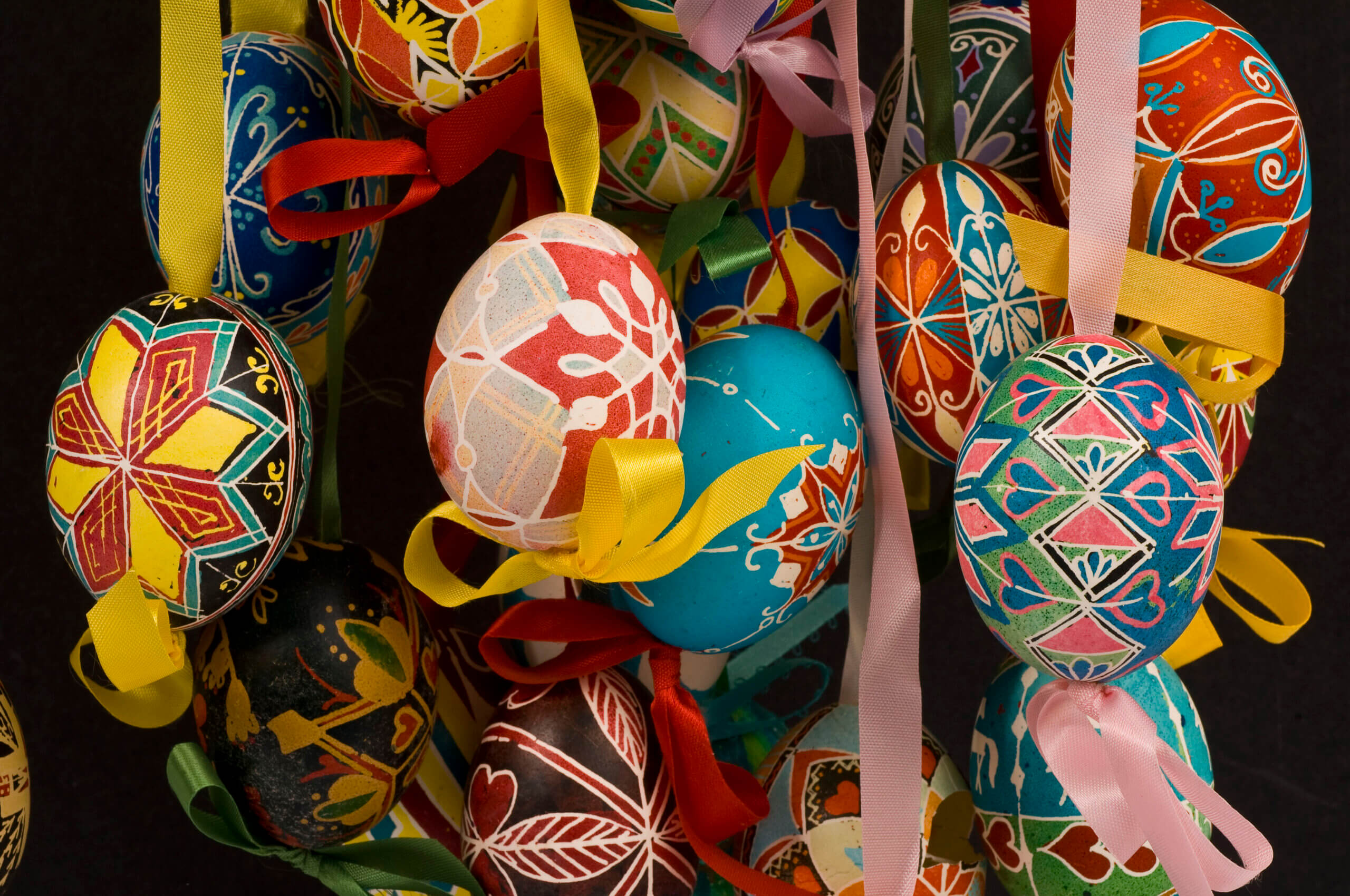 Decorative Hand painted Slavic Easter eggs
