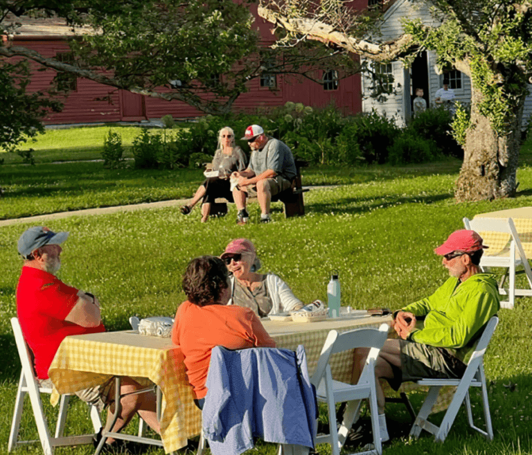 Enjoy the golden hour sunsets of the Berkshires at Hancock Shaker Village