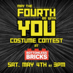 Wear your best Star Wars costume to Bottomless Bricks
