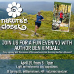 Join autor Ben Kimball at Nature's Closet