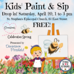 Join us for the Kids' Paint and Sip