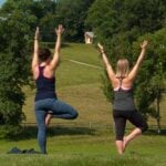 Enjoy outdoor yoga at the Clark on Tuesdays in July and August