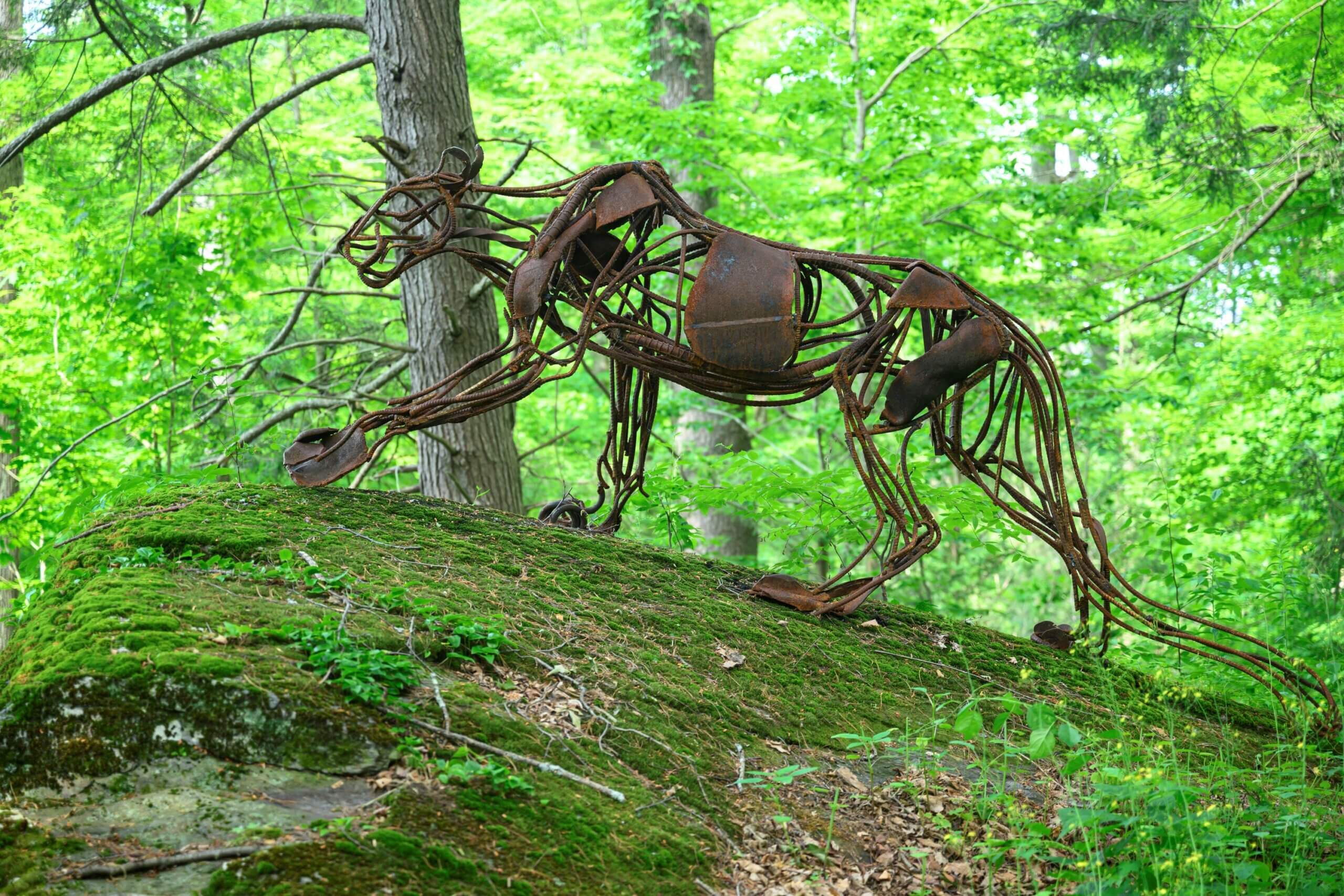 Tour outdoor sculpture at Chesterwood