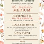 Meet the Berkshire Medium at Brook Farm Inn