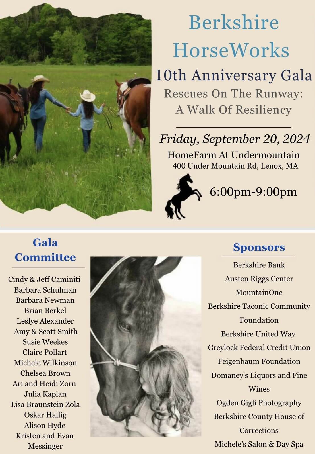 Berkshire HorseWorks to hold Gala at HomeFarm at Undermountain