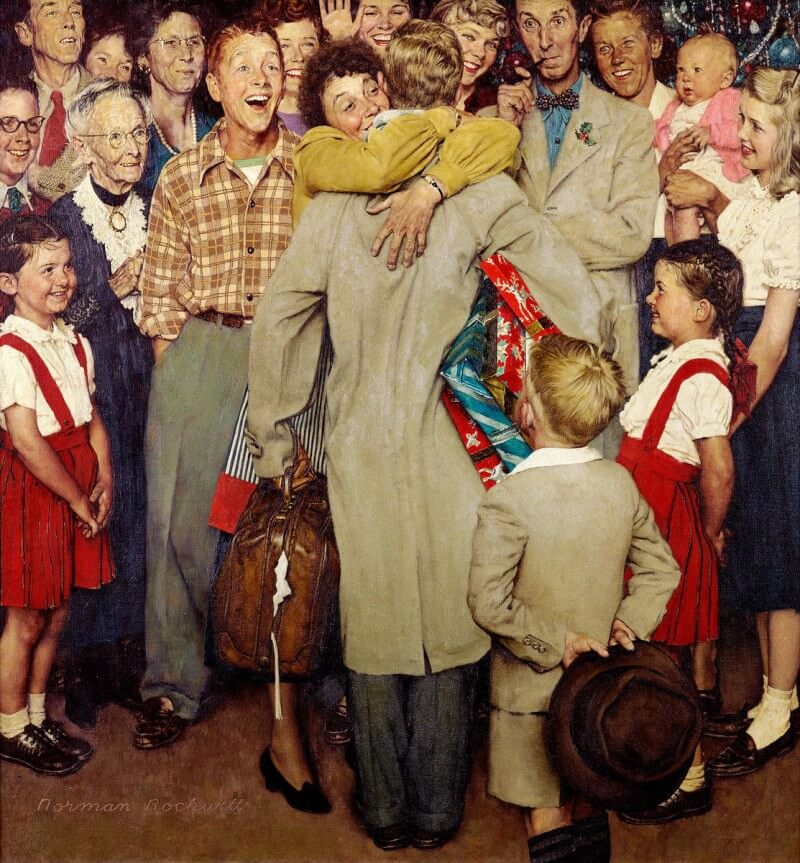 Take a holiday art guided tour at the Norman Rockwell Museum