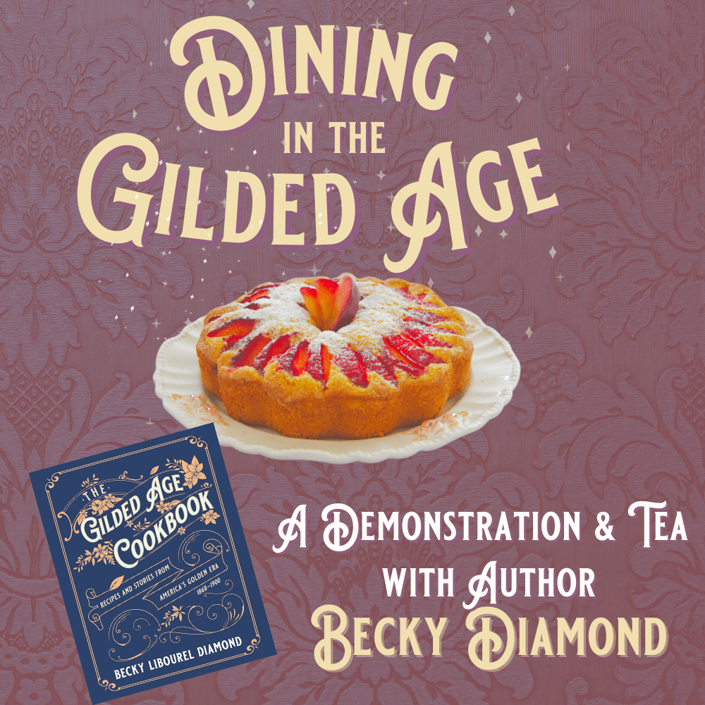 Author Becky Diamond recreates gilded age recipes at Ventfort