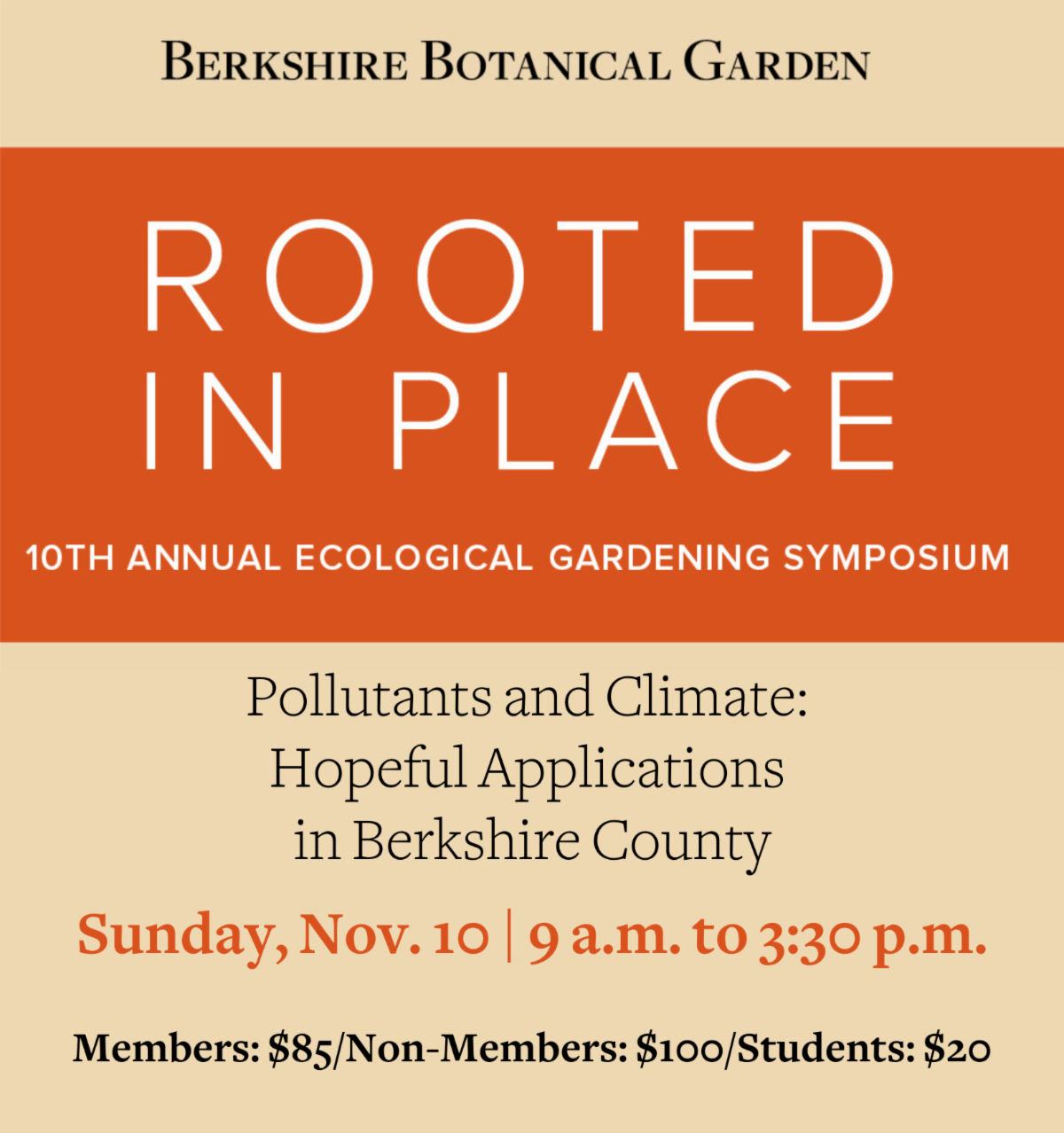 Join BBG for the 10th annual ecological gardening symposium