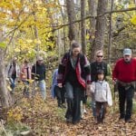 BNRC family gratitude hike in Great Barrington