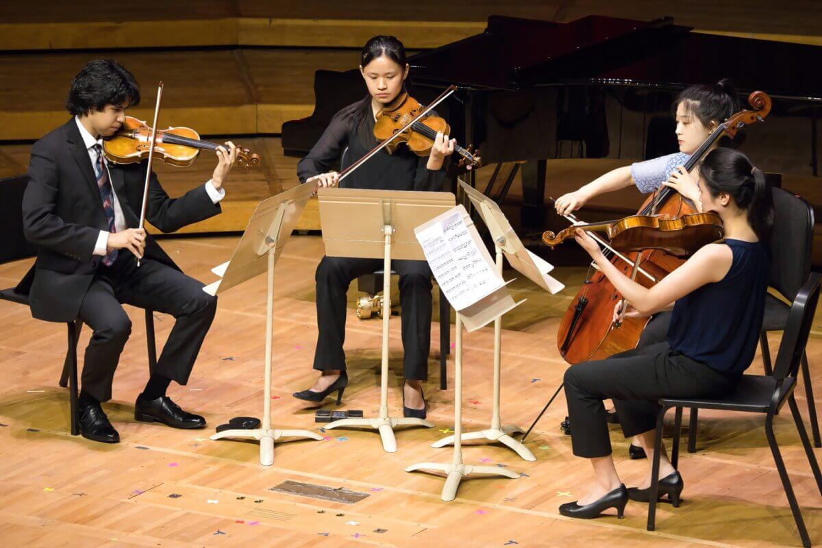 Hear the string quartet perform at Tanglewood