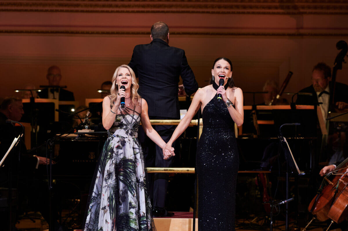 Sutton Foster and Kelli O'Hara at Tanglewood