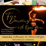 Fire Dancing performance in Pittsfield