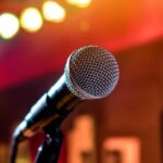 A microphone to signify karaoke at Images