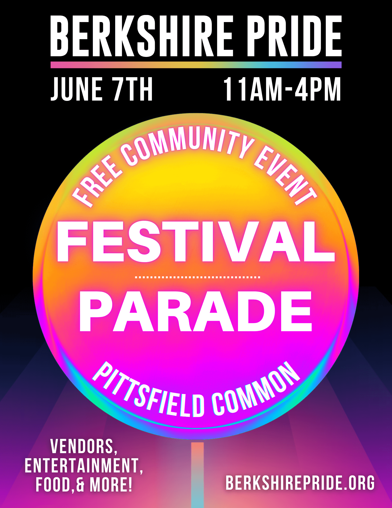 The Pride Parade kicks off pride week in Berkshire county