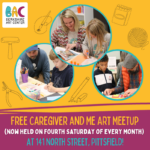 Flyer for Parent & Me art meetup