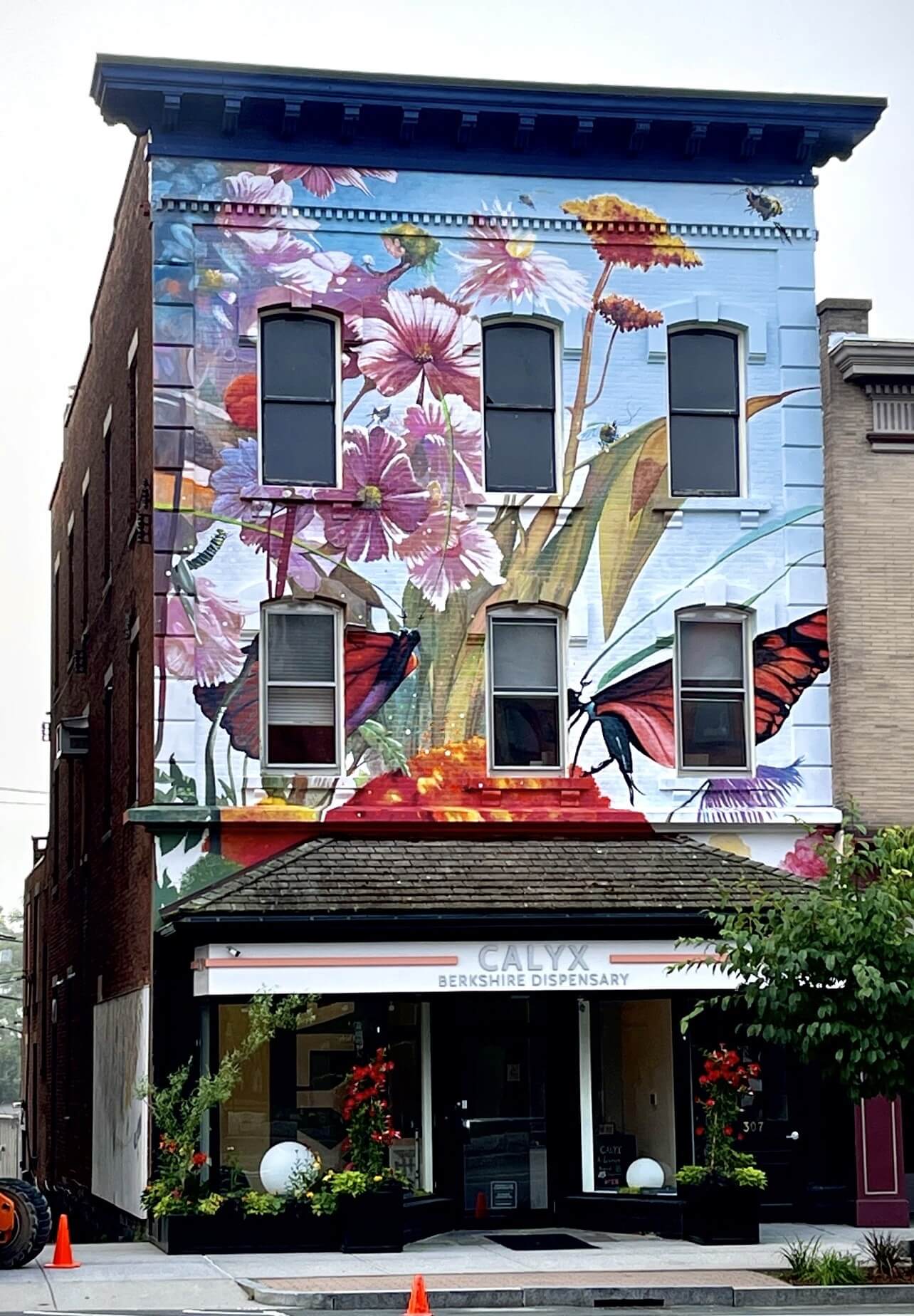 Mural on a building in downtown Great Barrington