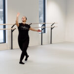 A dancer practicing her moves at Creative Soul