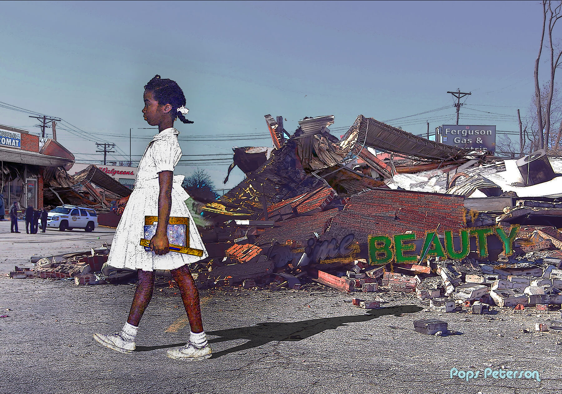 Reimagined Norman Rockwell images by Pop Peterson