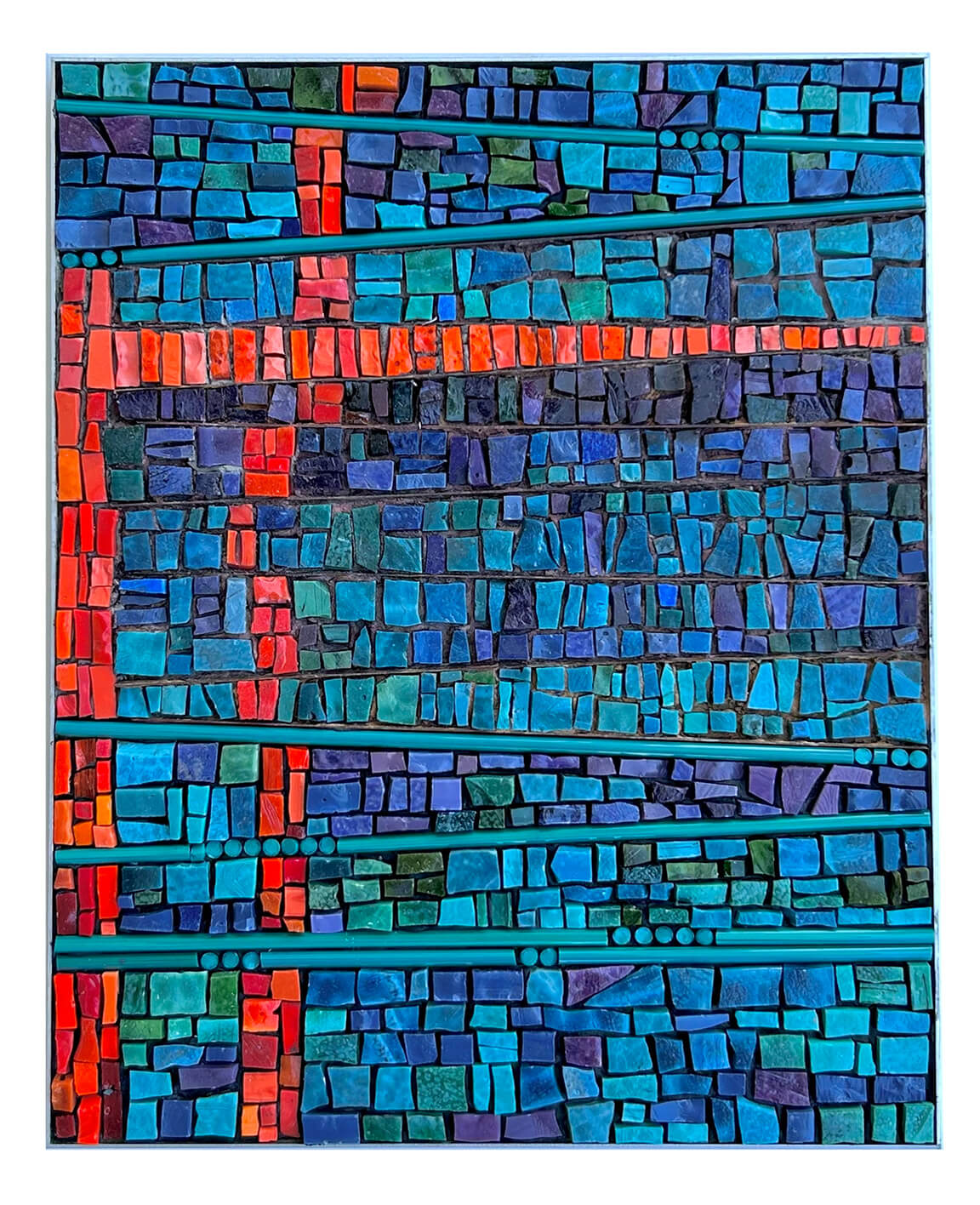 Mosaic arts desplay for ArtWeek