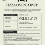 Enjoy a SoMa pizza pop up at Brook Farm Inn