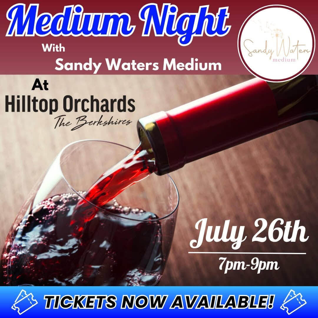 Sandy Water Medium will do readings at Hilltop Orchards