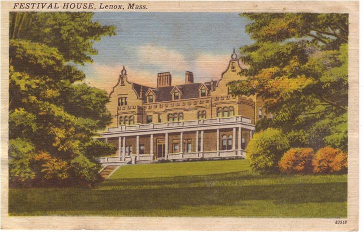When Ventfort Hall was known as Festival House