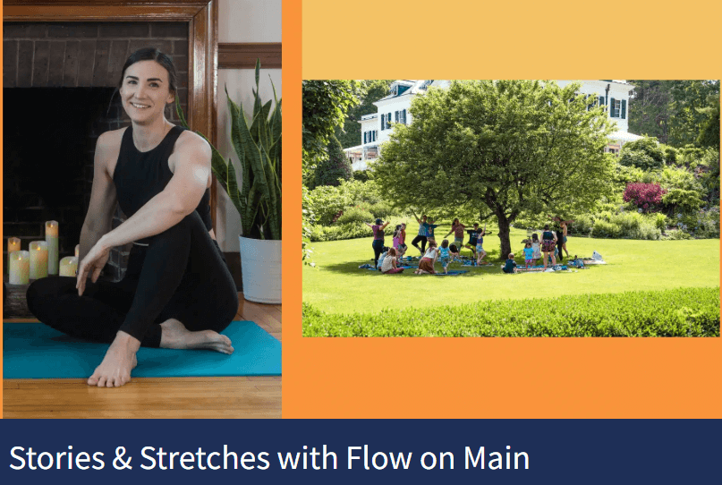 stories & Stretches for kids at the Mount