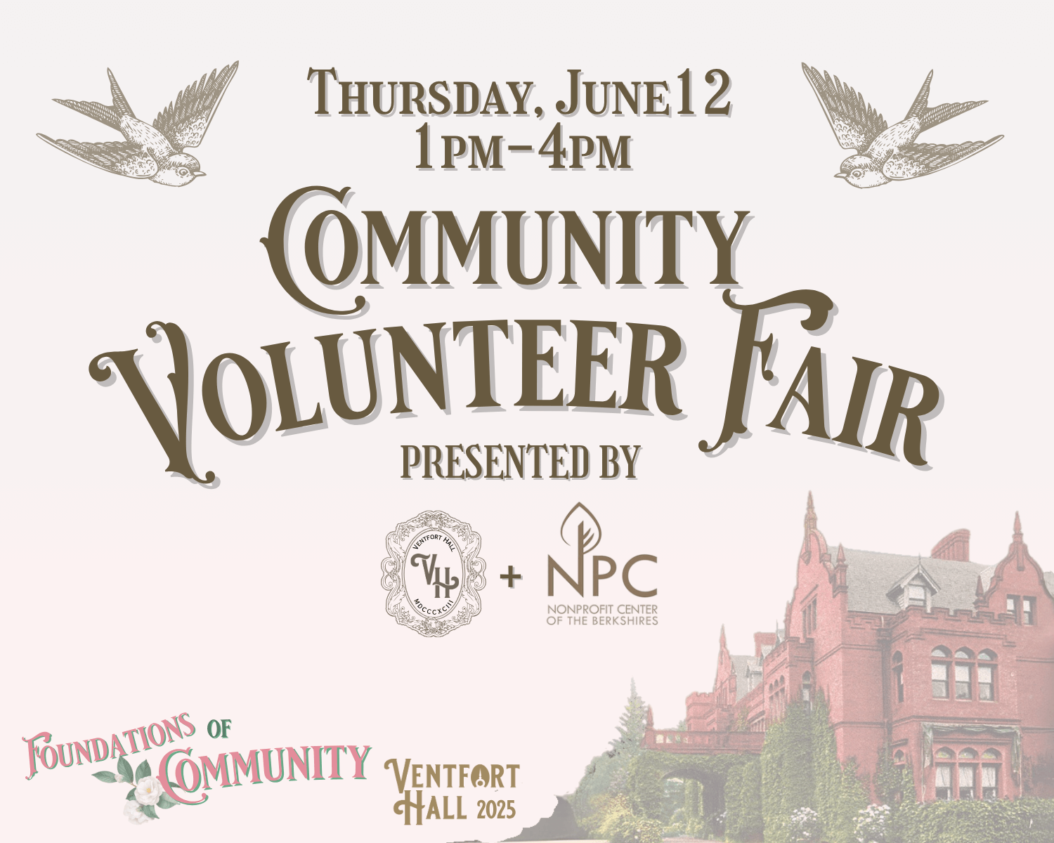 Check out the community volunteer fair at Ventfort Hall