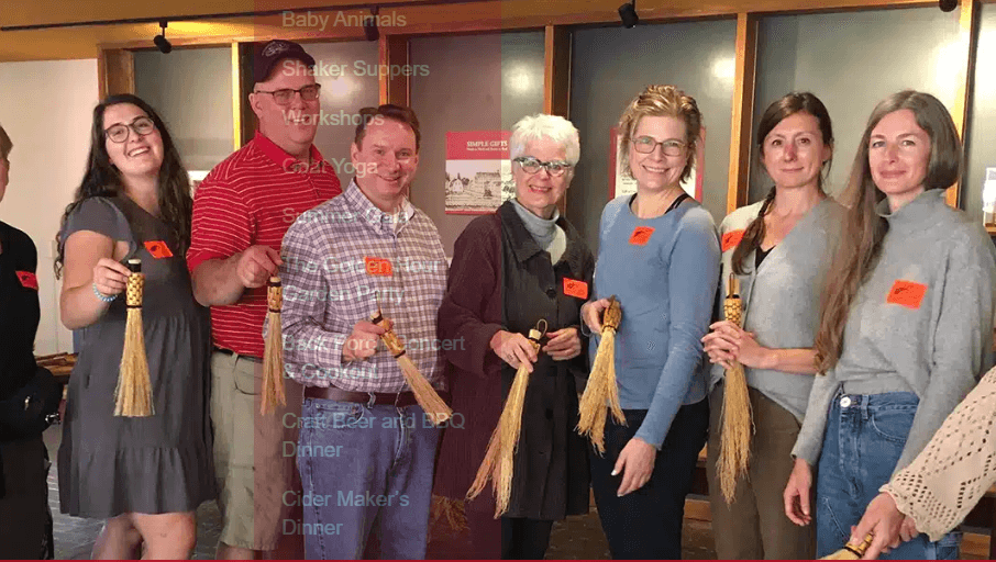 learn the art of broom making at HSV