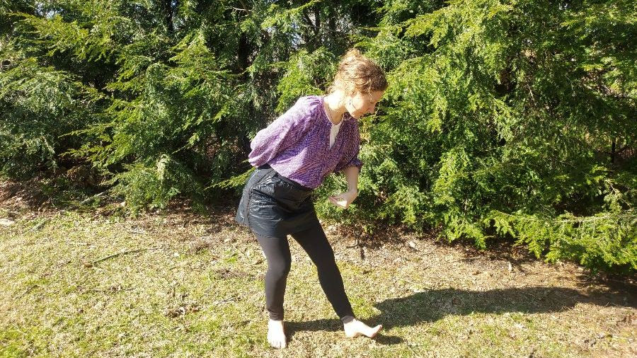 Forest bathing and tai chi at the mount