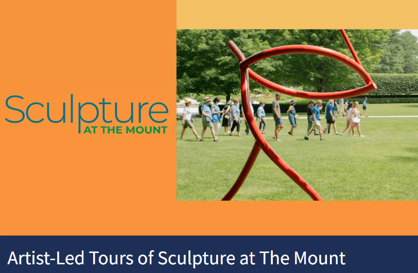 enjoy artist led tours at the mount