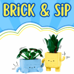 Brick and Sip c;lass at Wander