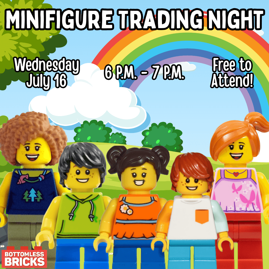 come trad minifigures at Bottomless Bricks