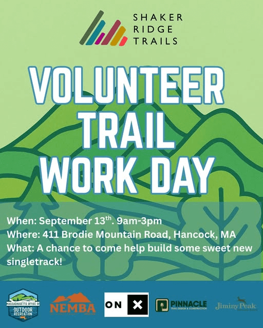 Shaker Ridge Volunteer Trail Work Day