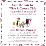 wine and cheese club